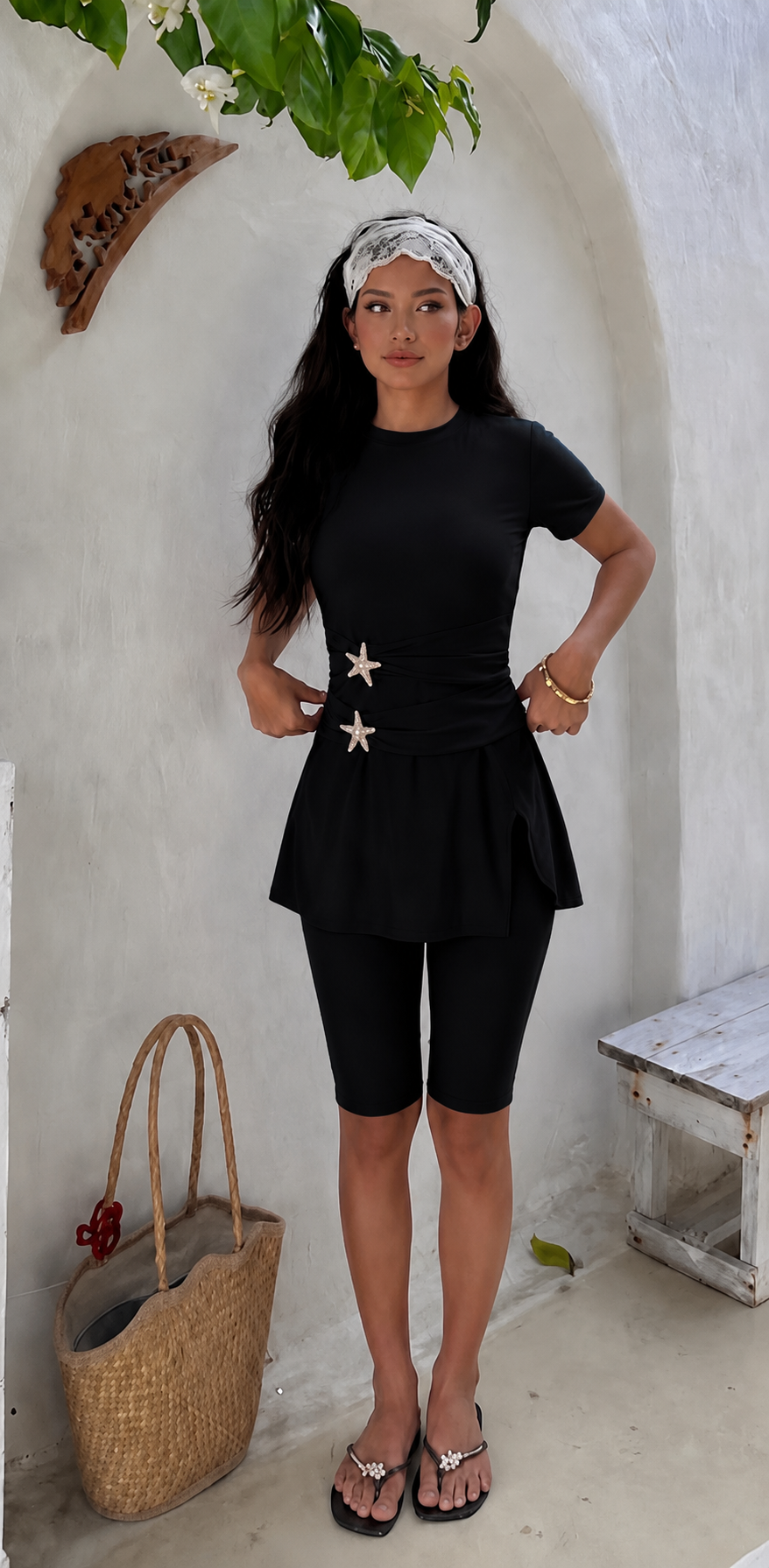Maillot robe 3Pcs Etoile