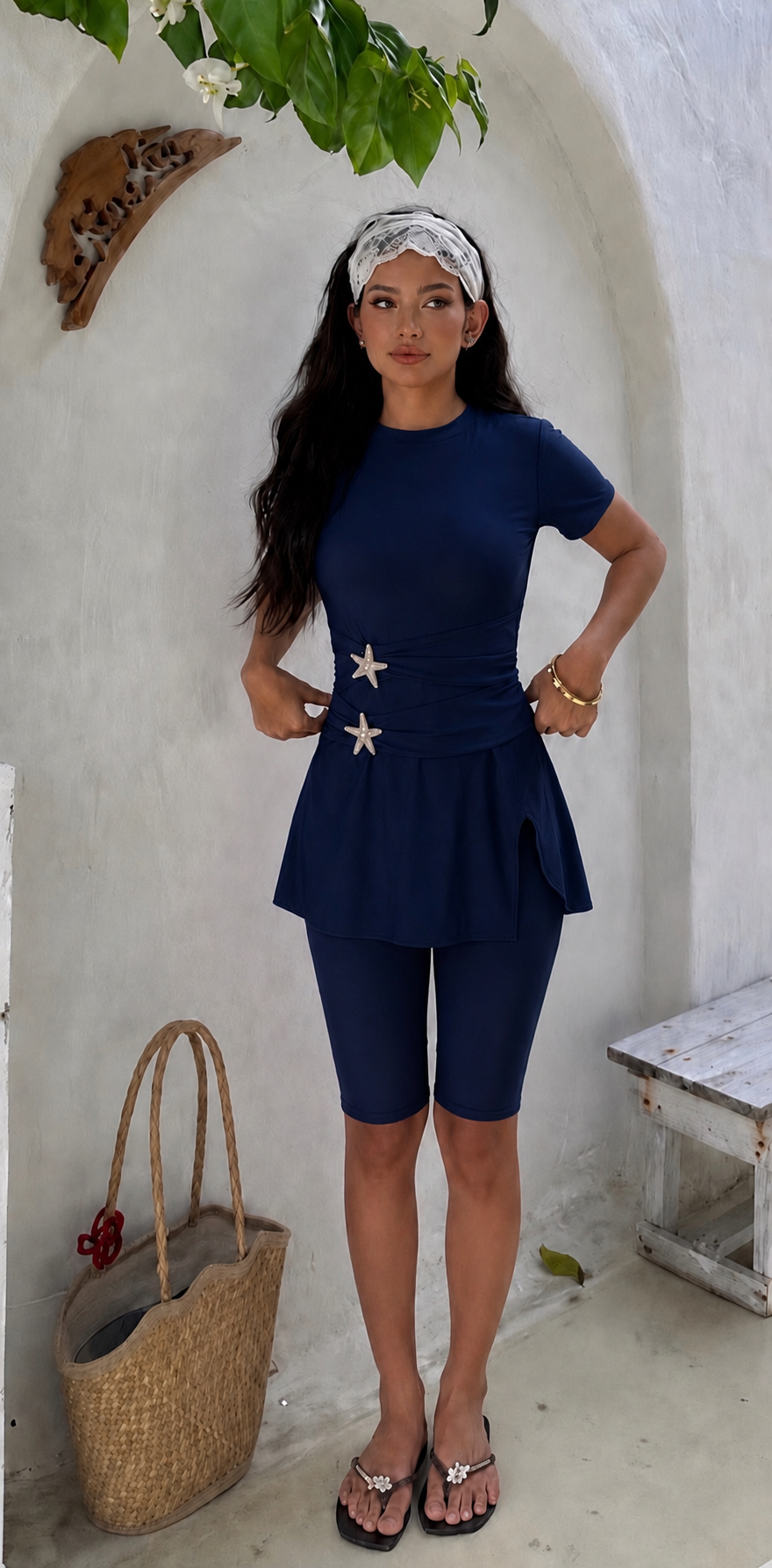 Maillot robe 3Pcs Etoile