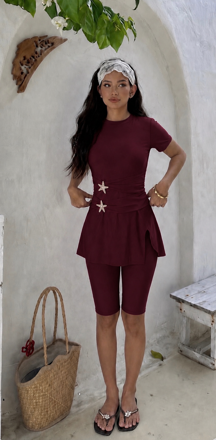 Maillot robe 3Pcs Etoile