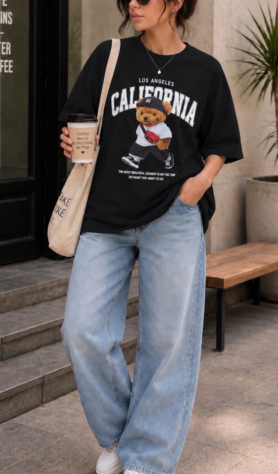 T-SHIRT OVER SIZE - CALIFORNIA