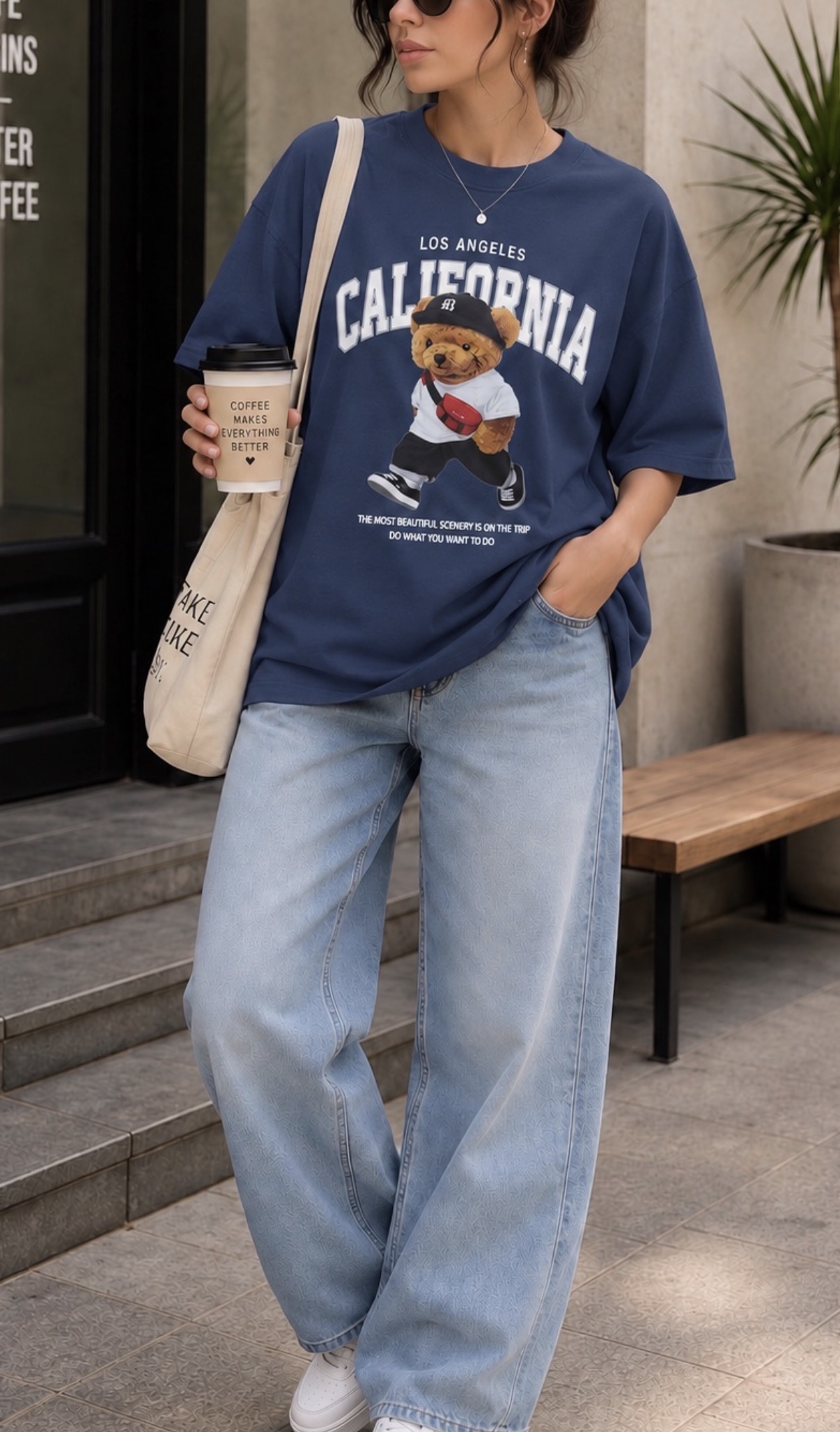 T-SHIRT OVER SIZE - CALIFORNIA